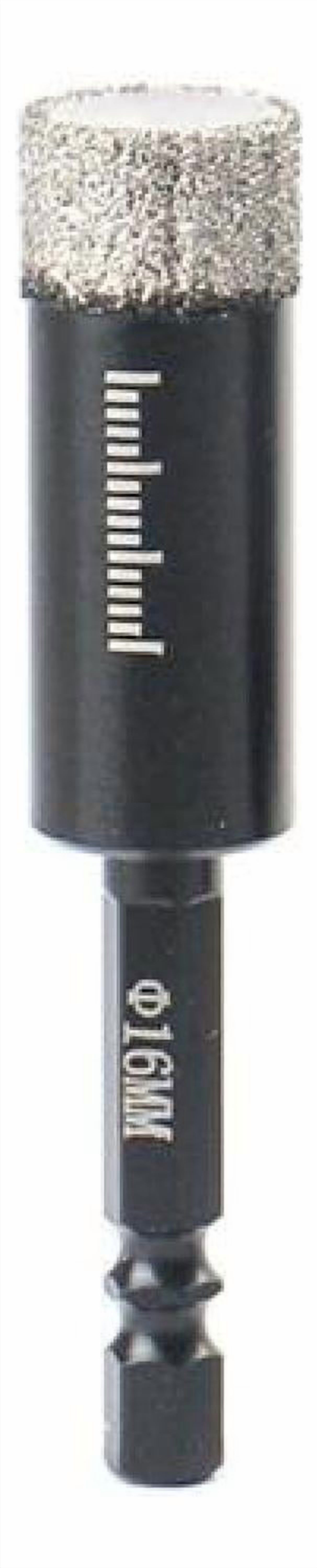 Genérica - Broca Punta De Diamante Perforación De Cerámica Vidrio 16Mm