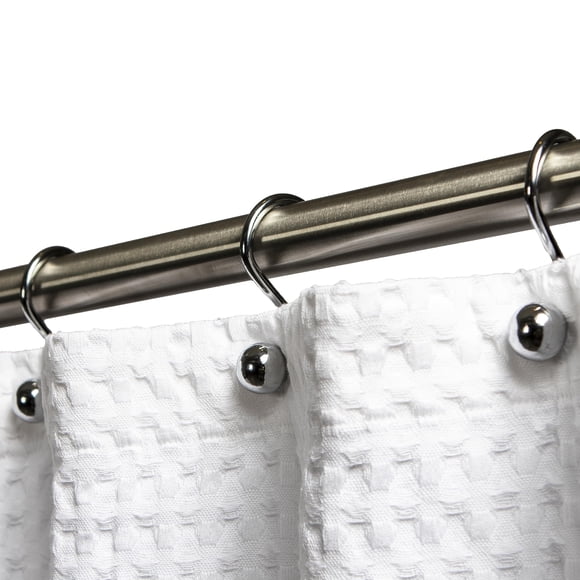 Ganchos para cortinas de ducha Hermosa Collection Luxury S (paquete de 12)