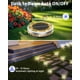 thumbnail image 4 of Luces Solares De Suelo Paquete De 12 Unidades Impermeables Color Blanco Cálido, 4 of 7