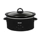 thumbnail image 1 of Olla de cocción lenta Better Chef Oval, 3 litros, 3 ajustes de temperatura, negra, 1 of 2