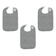 thumbnail image 3 of Baberos Para Adultos De 3 Piezas, Baberos Grandes Reutilizables Para Alimentación De Adultos Mayores, Unisex, Color Gris Oscuro, 3 of 3