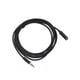 thumbnail image 1 of cable de extensión para auriculares 3.5mm jack macho a hembra cable aux negro 1.8 m, 1 of 5