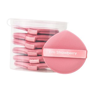 Ioensy - 7 Uds. Cojín De Aire En Polvo Puff Cara Ojos Almohadillas De Maquillaje Cojín De Aire Esponja De Maquillaje Rosa Con Botella