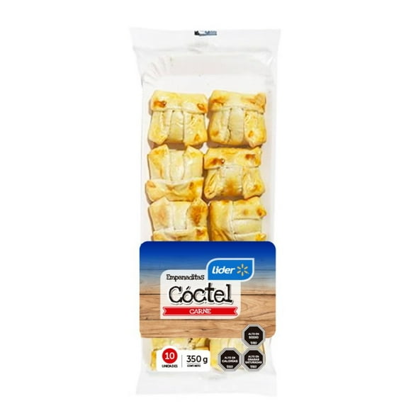 Pack Empanadas Coctel Carne 10 Un, 350 g