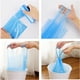 thumbnail image 3 of Bolsas de basura pequeñas con asa para oficina, cocina y dormitorio. Coloridas, portátiles y resistentes, 100 unidades, color azul., 3 of 5
