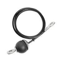Magideal - Cable De Polea Para Fitness, Cable Para Gimnasio En Casa, Accesorio De 5Mm Para Muñecas, Brazos, Antebrazos, Elevación De Tensión Muscular, Práctico 1 Metro