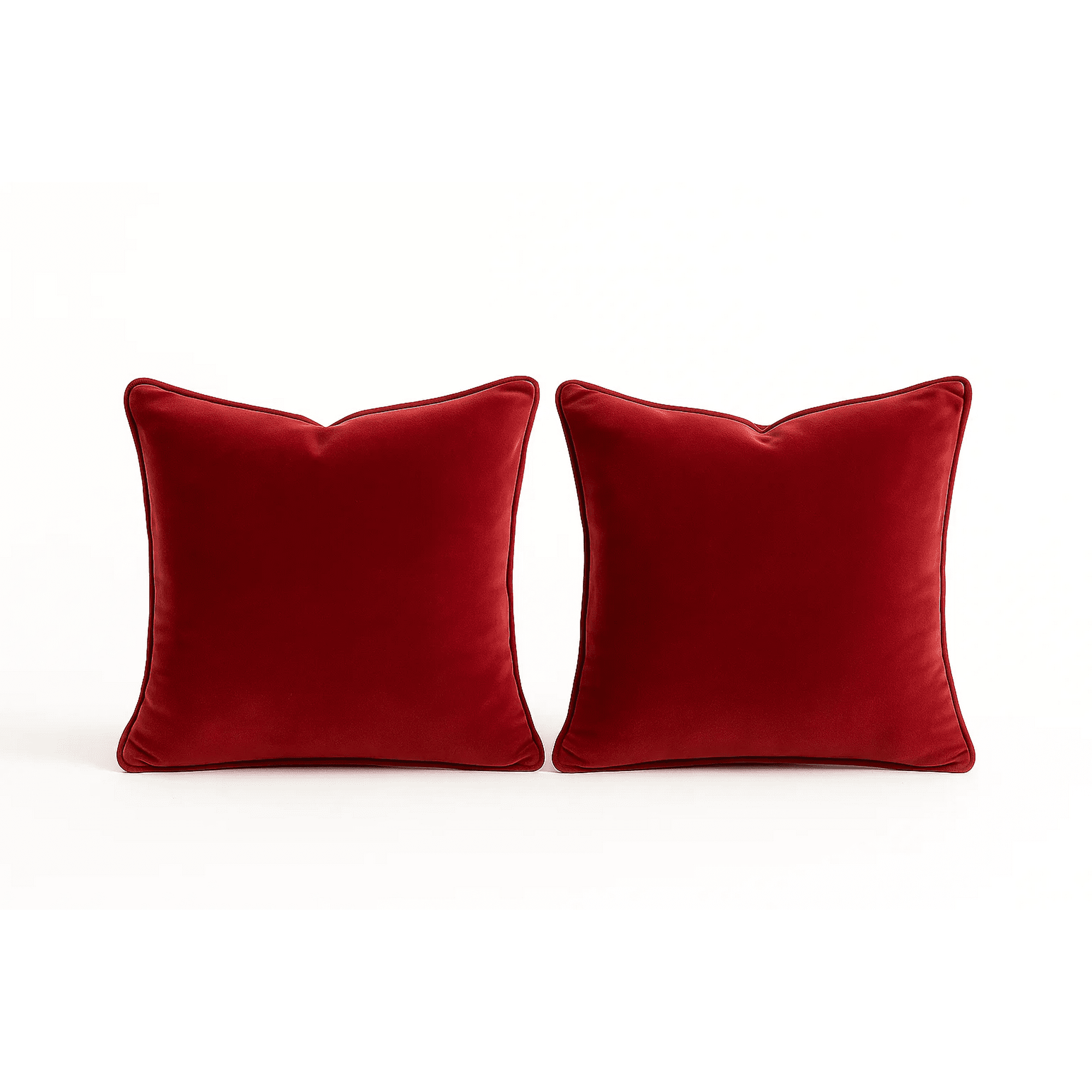 Jamaroff Home Atelier - Cojines Decorativos Felpa Rojo