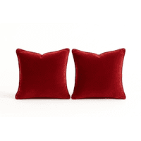 Jamaroff Home Atelier - Cojines Decorativos Felpa Rojo