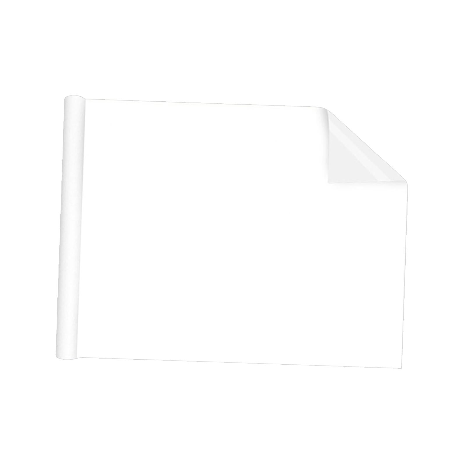 Ioensy - Adhesivo De Pizarra De Borrado En Seco, Hoja Reutilizable De Pintura Para Niños Para Escritorio De Pared De Habitación, 60cm X 2m, Blanco