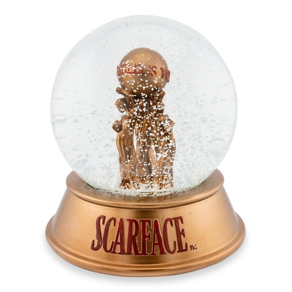 Snow Globe Surreal Entertainment Scarface El mundo es tuyo