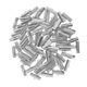 thumbnail image 2 of 100 unids abrazadera cable engarzado extremo tapa punta pulsera conectores 20mm astilla opaca, 2 of 3
