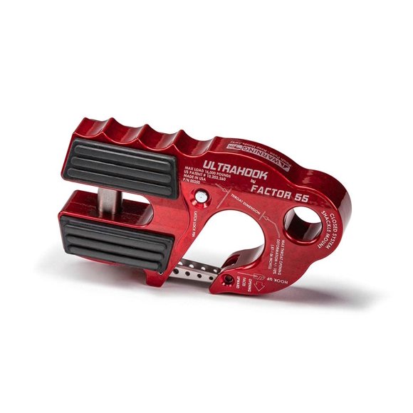 Gancho de Cabrestante Factor 55 Ultrahook Rojo 16000 lb