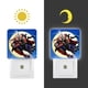 thumbnail image 3 of Abracadabra Luz nocturna LED con sensor de anochecer a amanecer para dormitorio, baño, pasillo, escaleras - Lámpara LED nocturna de enchufe, 0.5W - 1 pieza, 3 of 6