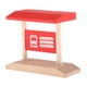 thumbnail image 4 of Juego De Construcción De Accesorios De Escena De Tren De Plástico De Madera Para Niños Realistas, Juguetes, Parada De Autobús, 4 of 5