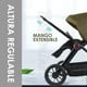 thumbnail image 3 of Coche de Paseo Mango Extensible Reversible Gris, 3 of 8