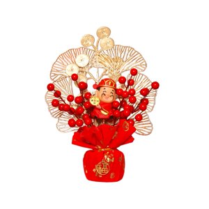 Genérico - Decoración Del Año Nuevo Chino Árbol De La Suerte Chino Dinero Para Conferencia De Negocios Estilo A