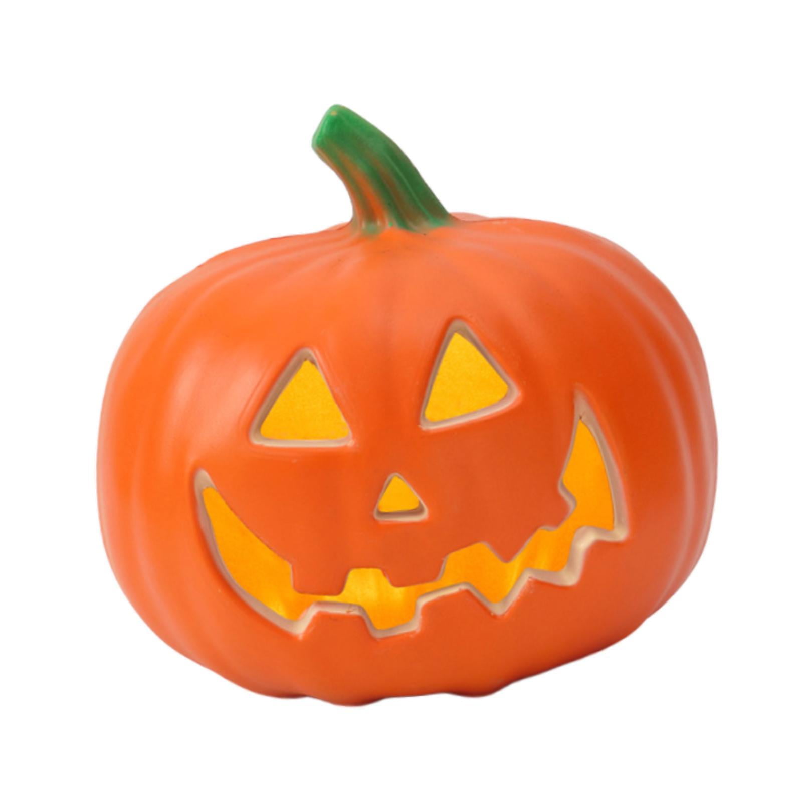 Ioensy - Lámpara De Noche Estilo A Con Luz Led De Calabaza Para Decoración De Halloween, Ideal Como Regalo Para Fiestas En Casa.