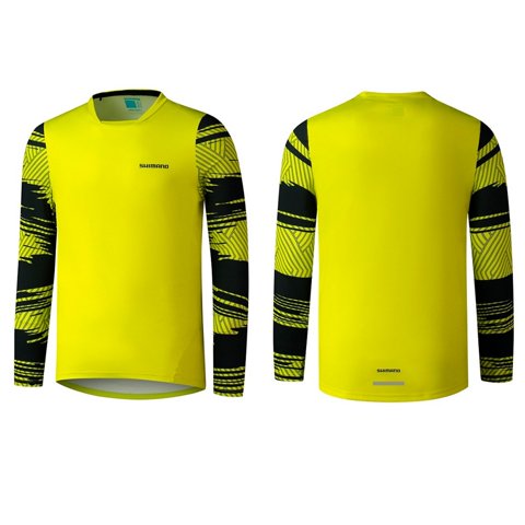 Jersey Shimano Myoko Mujer Manga Larga Amarillo L