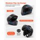 thumbnail image 2 of Casco VEVOR Modular con Visor Doble Abatible Talla L, 2 of 9