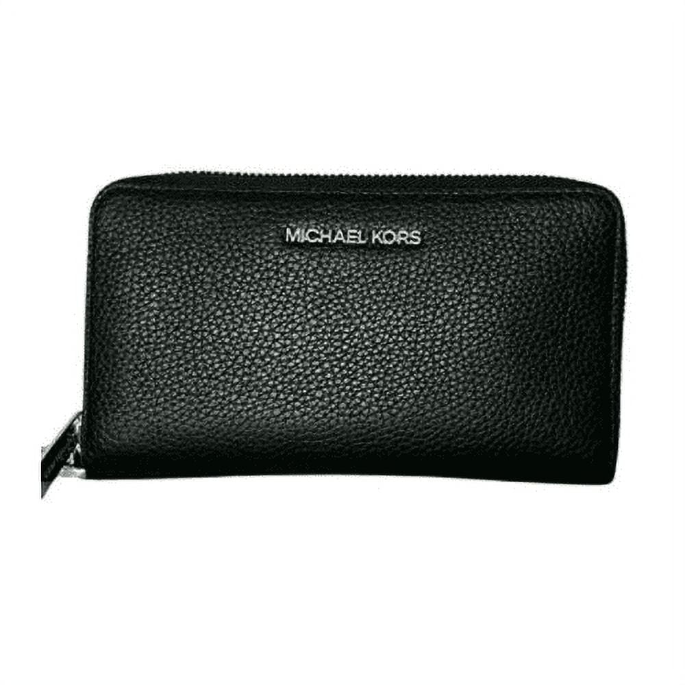 Cartera Michael Kors Jet Set Travel Funda Plana Grande Para Teléfono Cuero Negro