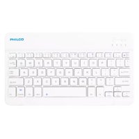 Philco - Mini Teclado Inalambrico Bluetooth Blanco B-1001