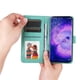 thumbnail image 2 of Funda tipo cartera FOXDOCK para OPPO Find X5 Pro , diseño girasol en relieve, cuero PU, cierre magnético, soporte y tarjetero, 2 of 5