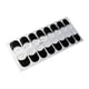 thumbnail image 2 of Tiras De Esmalte De Uñas De Gel Curado, Pegatinas Para Niñas, Tiras De Esmalte De Uñas De Salón, Color Negro, 2 of 5
