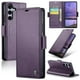 thumbnail image 3 of CaseMe tipo cartera Samsung Galaxy S25 con cierre magnético, RFID, tarjetero, soporte, carga inalámbrica, 3 of 5