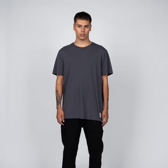Polera Reef Men Basic Dark Gray