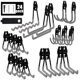 thumbnail image 1 of Ganchos para Garaje AOBEN Juego de 24 Piezas de Montaje en Pared de Alta Resistencia, 1 of 7