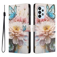 Foxdock Funda Tipo Cartera Para Samsung Galaxy A23 Con Soporte Y Correa – Diseño De Patrones Lindos