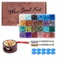 thumbnail image 1 of Kit de sellos de cera Iteryou 624 piezas, 24 colores + calentador + bolígrafo, 1 of 7