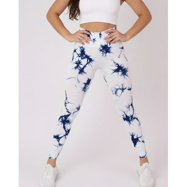 Calza Deportiva Mujer Levanta Cola Tie Dye Claro