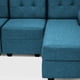 thumbnail image 5 of Seccional Boxter Xl Der Tela Azul, 5 of 7
