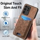 thumbnail image 2 of Funda Billetera con Soporte para Samsung Galaxy S20 Ultra Protector Delgado Marrón, 2 of 6