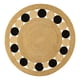 thumbnail image 1 of Alfombra Circular Decorativa Funcional Yute Natural Jhn, 1 of 3