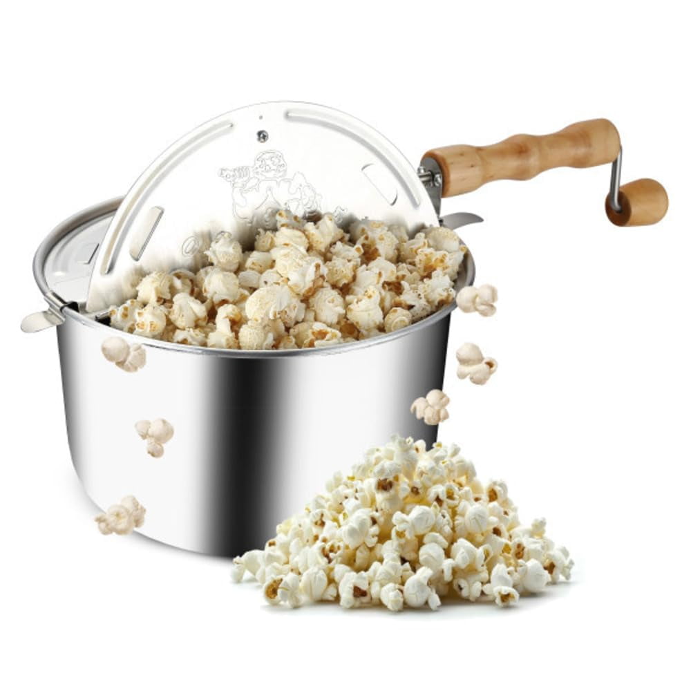 Great Northern Popcorn - Máquina Para Hacer Palomitas Great Northern De Aluminio Plateado, 6 Litros