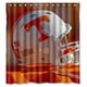 thumbnail image 1 of Cortina de ducha de Tennessee Volunteers, juego de cortina de baño con ganchos, tamaño 66 x 72 pulgadas, 1 of 3