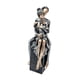 thumbnail image 4 of Escultura Familia De Tres, Pieza De Arte Moderno Rústica Para Estante, Mesa, Dormitorio, Negro, Plateado, 4 of 5