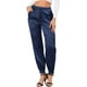 thumbnail image 1 of INSPIRE CHIC Pantalones de Satén para Mujer con Cintura Elástica y Cordón, Pierna Recta, Largo al Tobillo, Joggers Elegantes con Bolsillo S Azul Real, 1 of 4