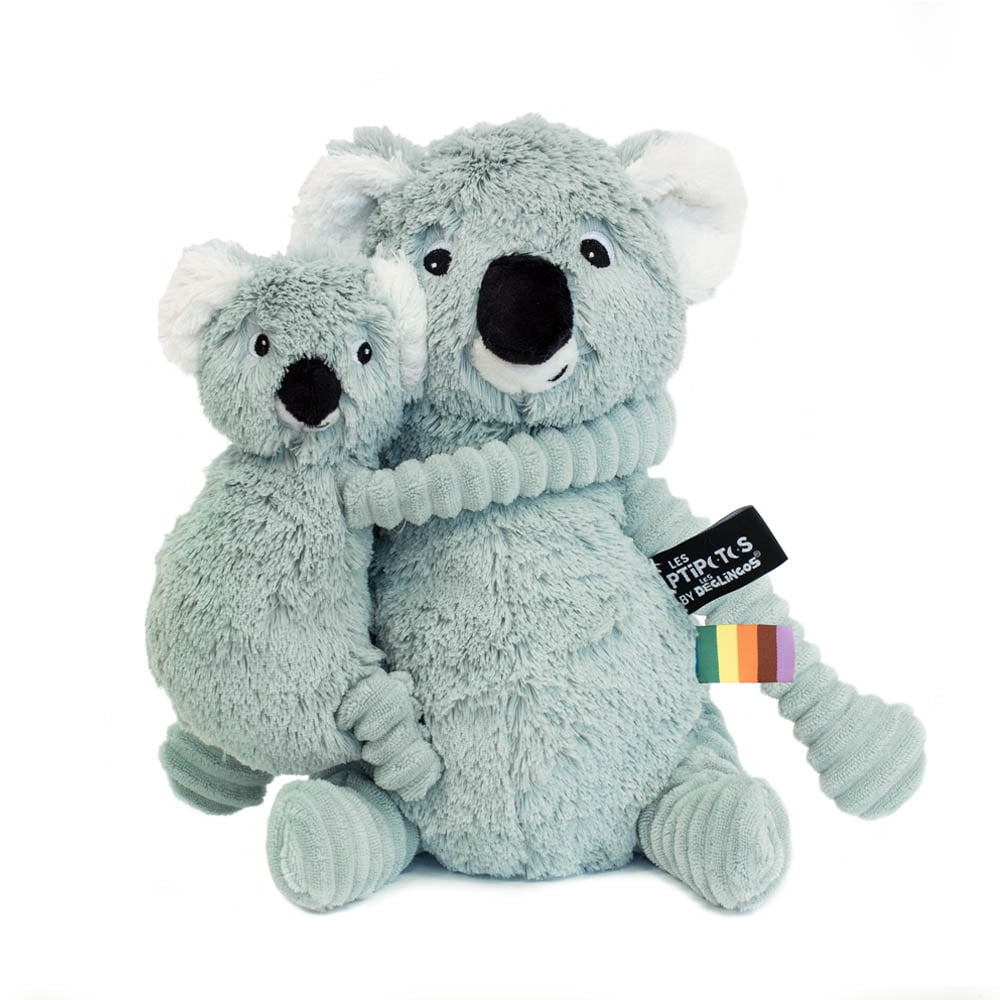 Les Ptipotos - Peluche Koala Trankilou Mamá Y Bebé - Menta