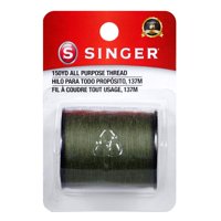 Thread Singer 60200 Poliéster Multiusos, 150 M, Verde Oliva