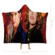 thumbnail image 2 of Giallo Terror Suspenso Manta Capa con Capucha Anti-Bolitas, Manta de Lana Ártica Suave, Manta Portátil de Felpa Ligera y Lujosa, Poncho para Siesta en Casa y Oficina, 100*130cm, 2 of 6