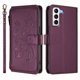 thumbnail image 2 of Funda Cartera Mariposa para [Samsung Galaxy S21 Plus] con Soporte y Cremallera Violeta, 2 of 6