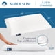 thumbnail image 2 of Almohada Bluewave Bedding de espuma viscoelástica en gel superdelgada, 2 of 7