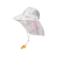 Magideal - Sombrero De Sol Para Niños, Sombrero De Playa, Lindo Sombrero De Sol Plegable, Sombrero De Pesca Portátil Con Solapa Para El Cuello Para Viajes, Activ Conejito Beige