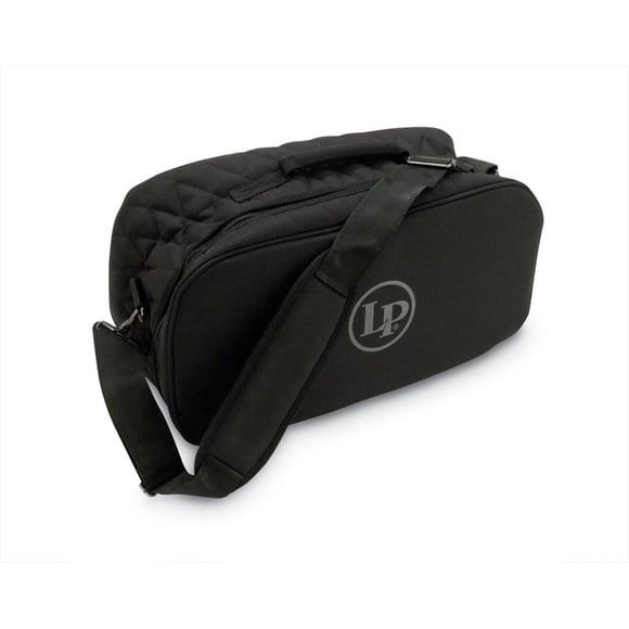 Bolsa Bongo Latin Percussion LP532-BK con funda para cencerro