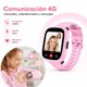 thumbnail image 2 of Smartwatch Infantil K3 - 4G GPS SOS Videollamadas / Rosado, 2 of 11