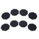 thumbnail image 5 of 8PCS Kit De Equipo De Almohadillas De Brazo De Elevación De Goma De Servicio Pesado, Octágono Negro, 5 of 5