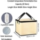 thumbnail image 5 of Caja de fermentación para pan, fermentador de masa con calentador, calentador de masa madre con control preciso de temperatura, recipiente reutilizable para masa madre, cestas para fermentación de pan, 5 of 7